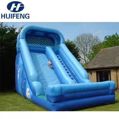 AT185848WQ Industrial Fabric Durable PVC-Coated Polyester Inflatable Mattresses Castles for Water Parks with High Durability