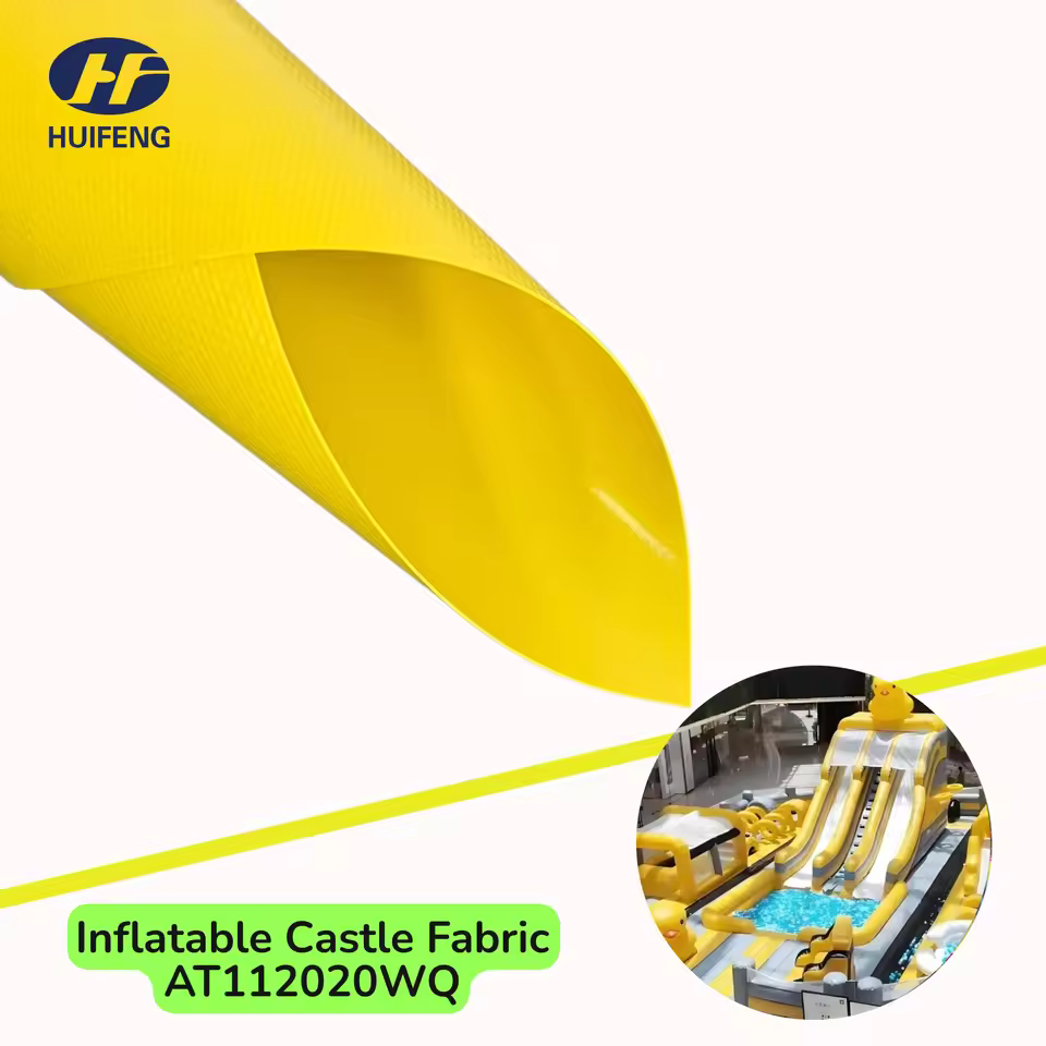 AT112020WQ High PVC Air Tightness Fabric Inflatable Materials Laminated Fabric for Inflatable Castle